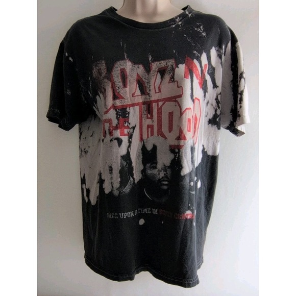 Philcos Other - Boyz N The Hood  Men's Black & White Tie Dye T-shirt Size Medium 100% Cotton